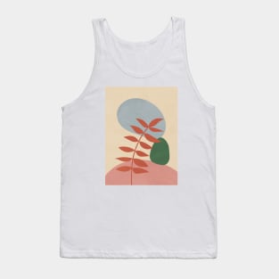 Nordic Scandi - Botanical Leaves Tank Top